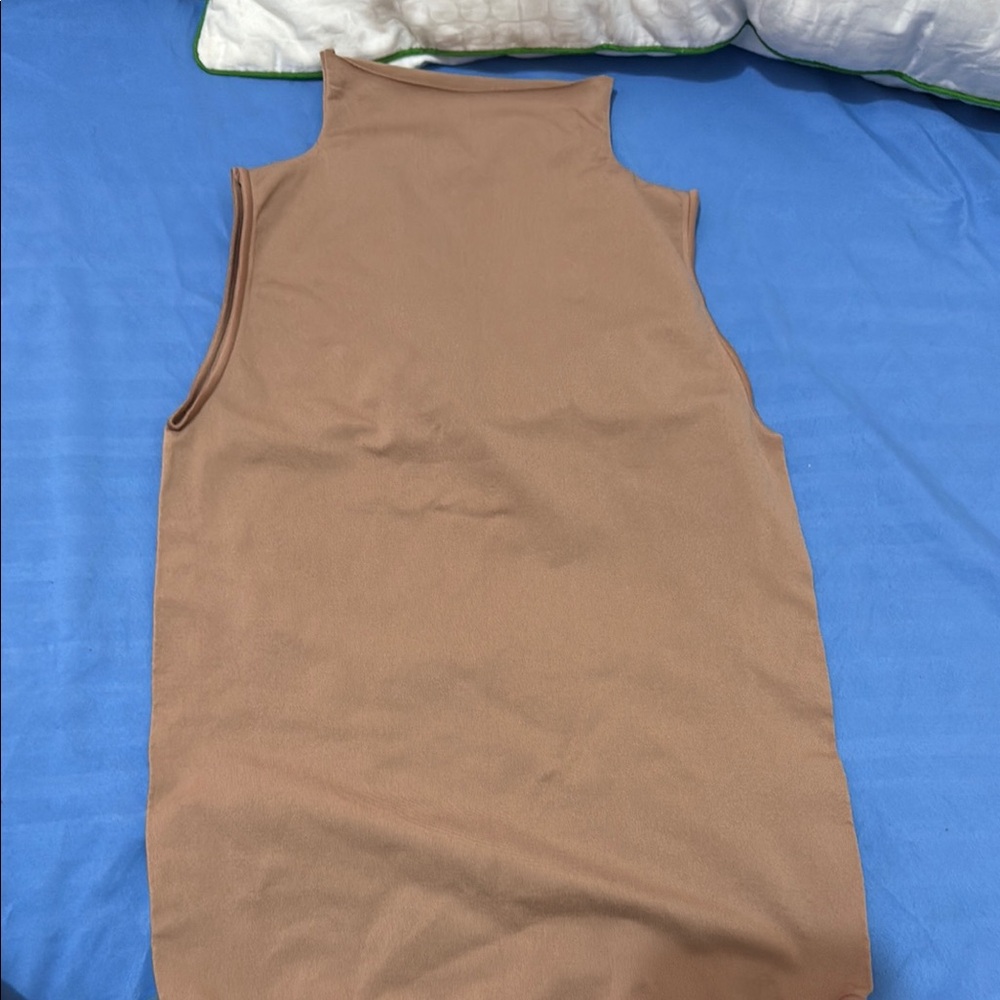 SKIMS Tan Sleeveless Bodysuit